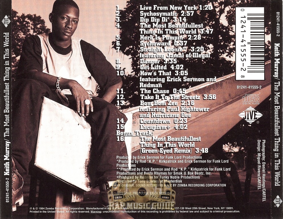 Keith Murray - The Most Beautifullest Thing In This World: CD